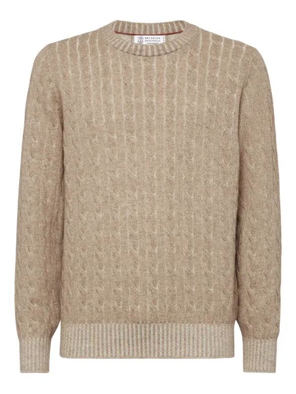 Brunello Cucinelli カシミア ケーブルニットセーター 通販 - FARFETCH