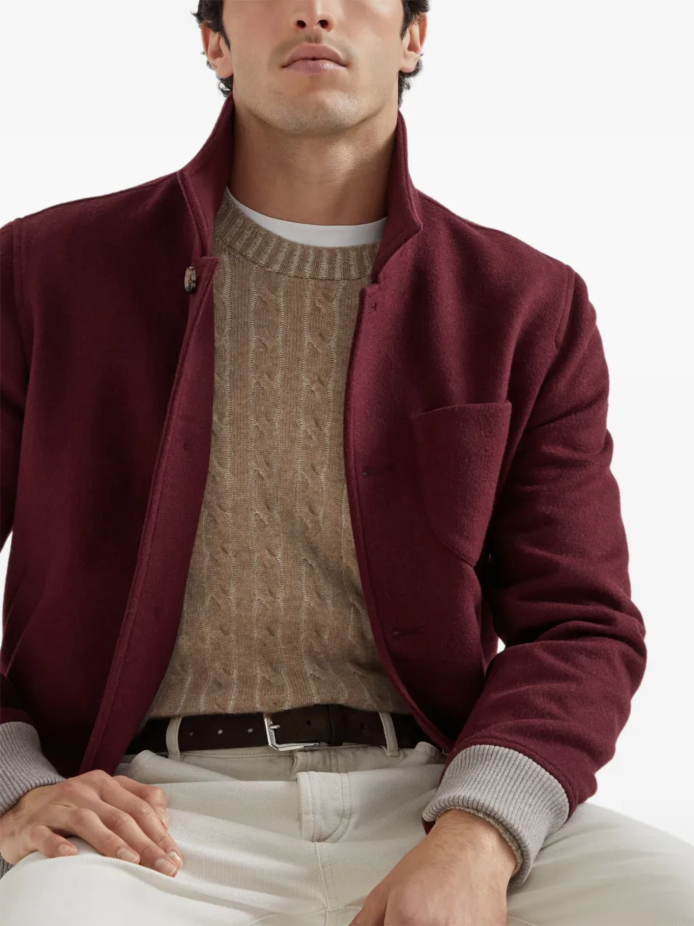 Brunello Cucinelli カシミア ケーブルニットセーター 通販 - FARFETCH