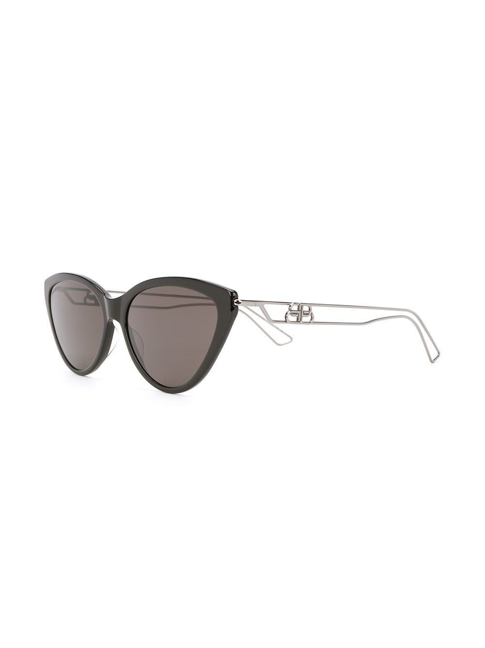 фото Balenciaga eyewear солнцезащитные очки в оправе 'кошачий глаз' с логотипом