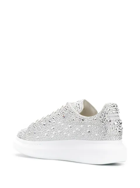 alexander mcqueen oversized crystal sneakers