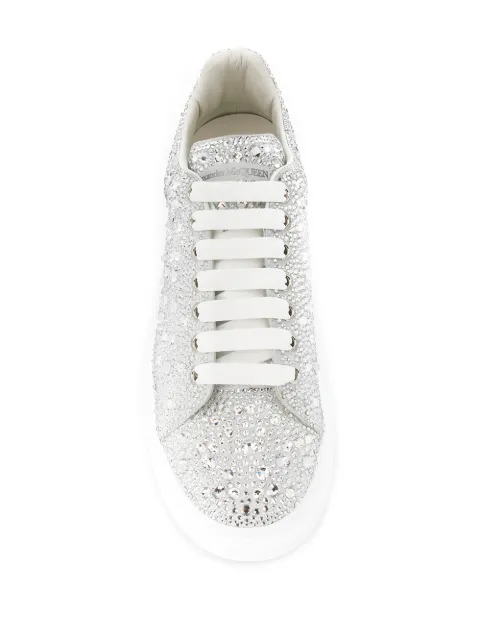 alexander mcqueen oversized crystal sneakers