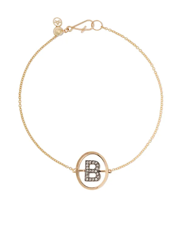 b initial bracelet