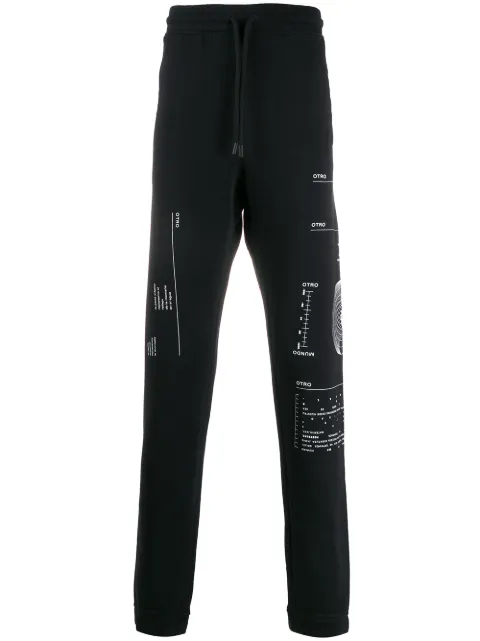 COUNTY OF MILAN printed track pants