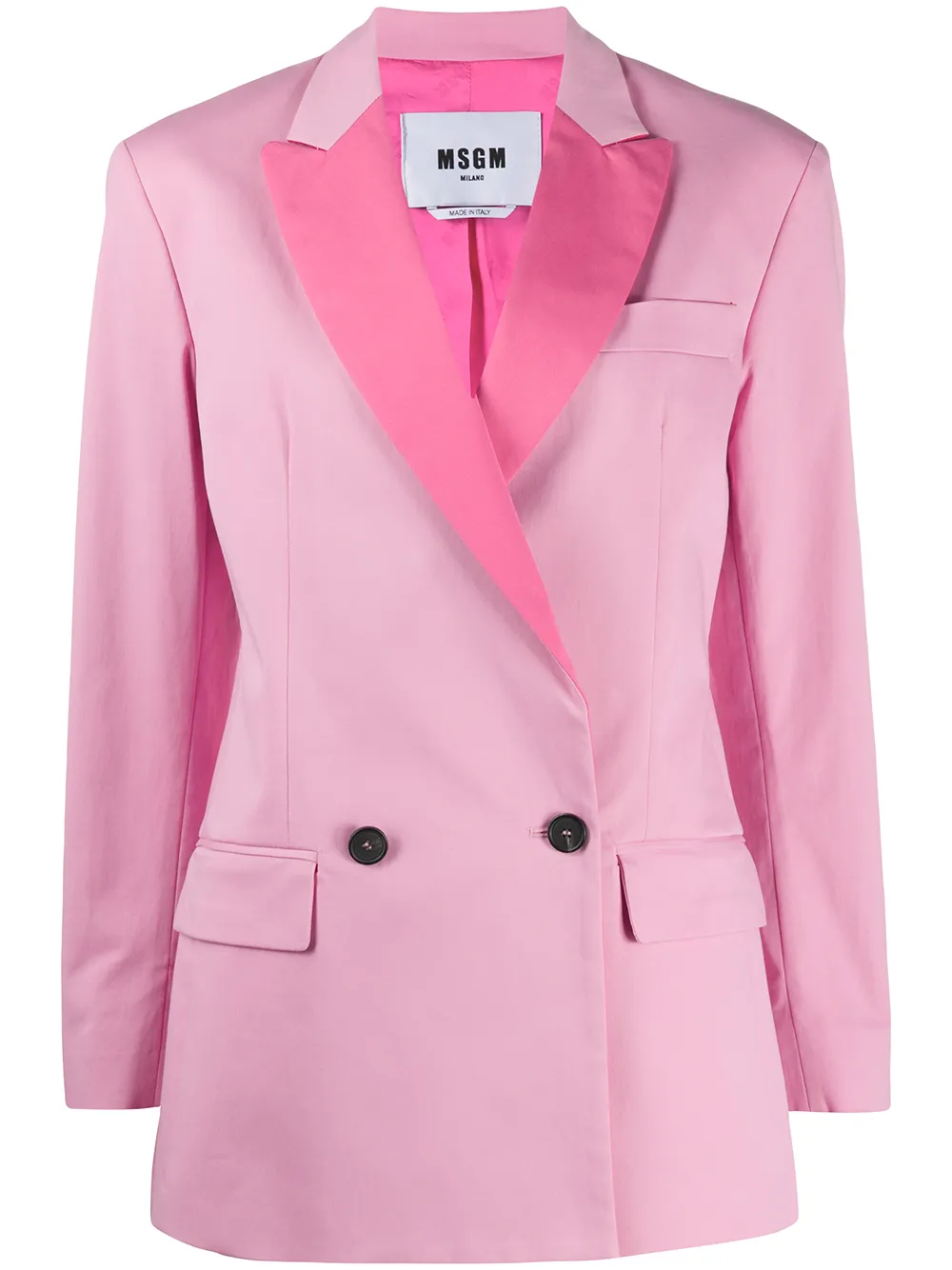 MSGM Doppelreihiger Blazer 4Da5V 7A47X MSGM Doppelreihiger Blazer 4Da5V 7A47X