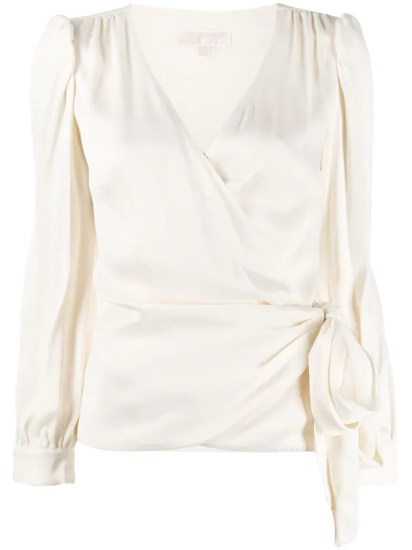 michael kors blouses white