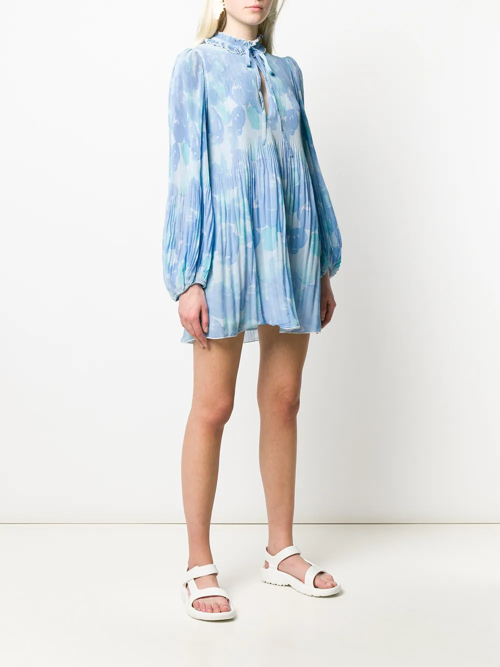 ganni babydoll dress