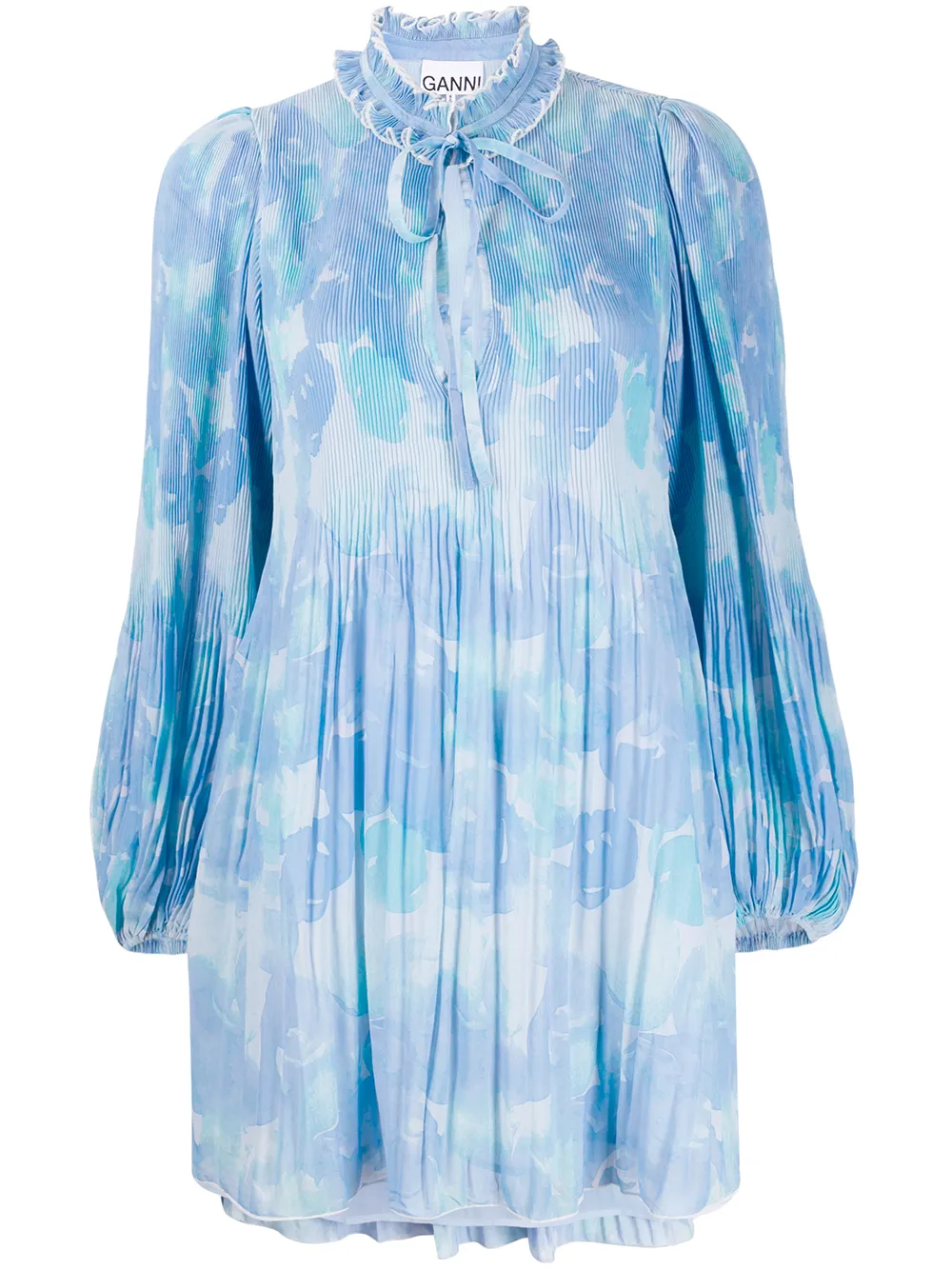 ganni babydoll dress