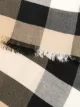 Burberry cashmere Check rectangular scarf