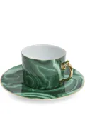 L'Objet Malachite tea cup set - Green