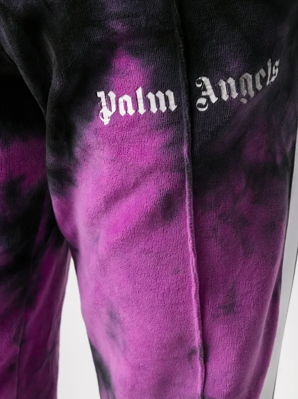 palm angels black and pink track pants