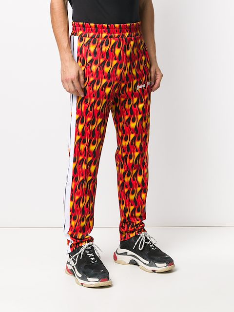 palm angels flame track pants