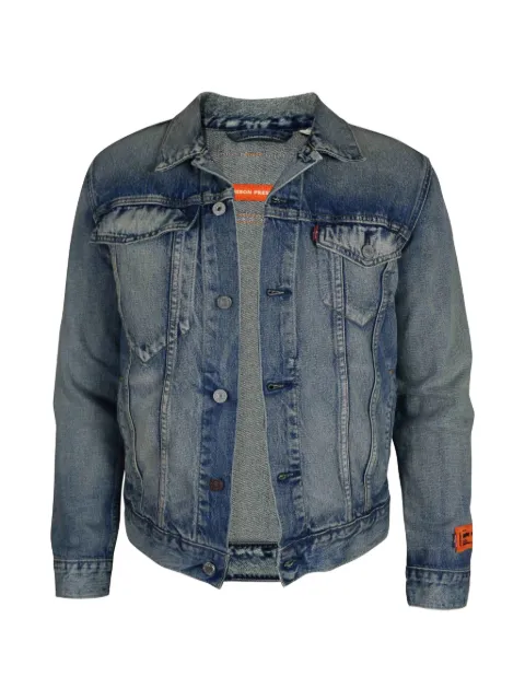 Heron Preston faded denim jacket