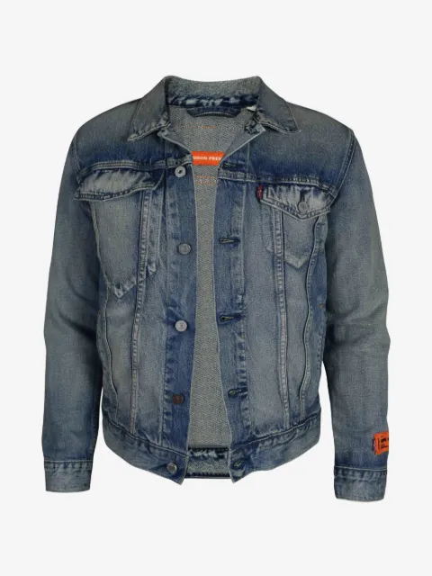 Heron Preston faded denim jacket