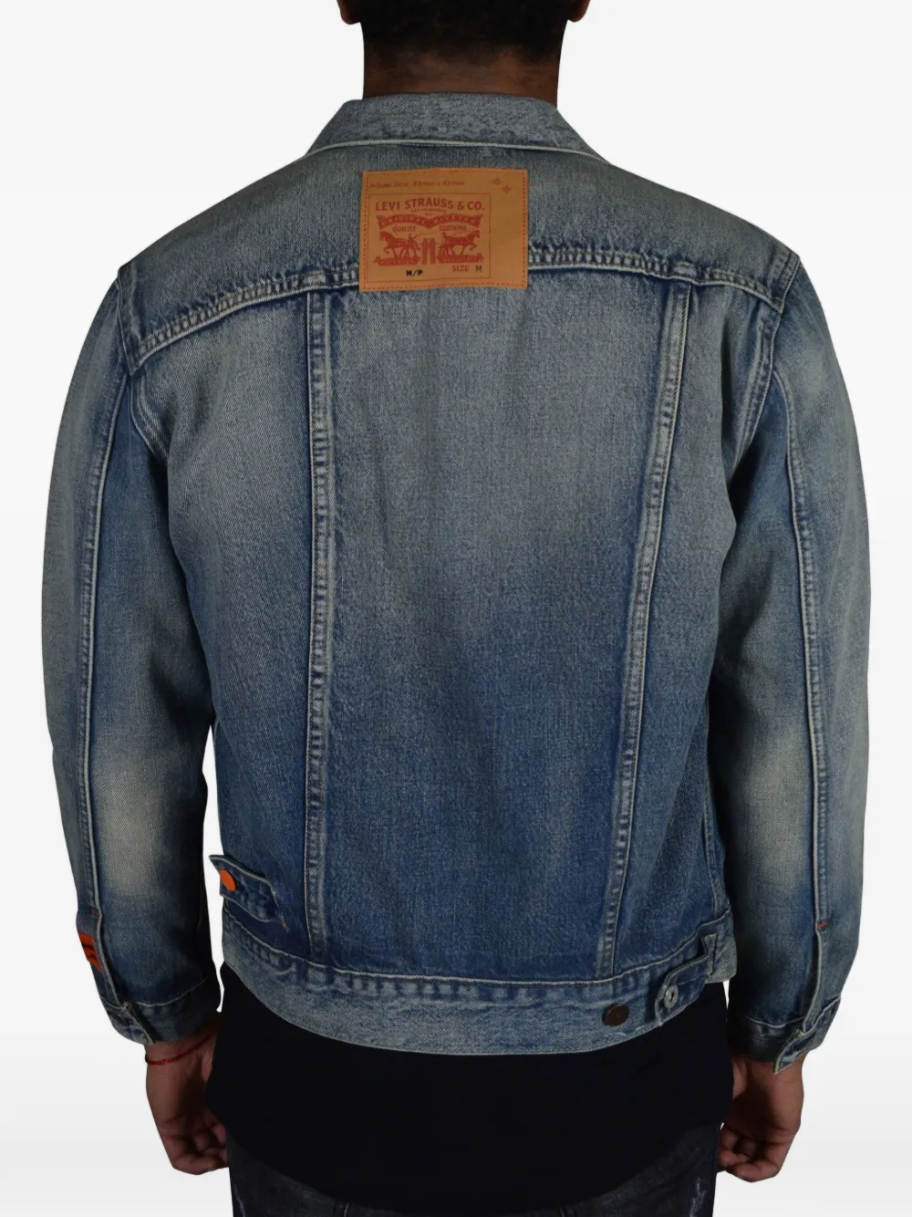 Heron Preston Denim jack Blauw