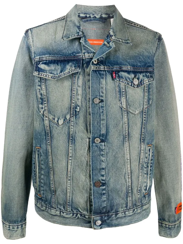 Heron Preston Denim Buttoned Jacket - Farfetch