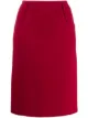 Image 1 of LANVIN Pre-Owned 1990s pleated detail pencil skirt