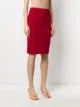 LANVIN Pre-Owned 1990s pleated detail pencil skirt
