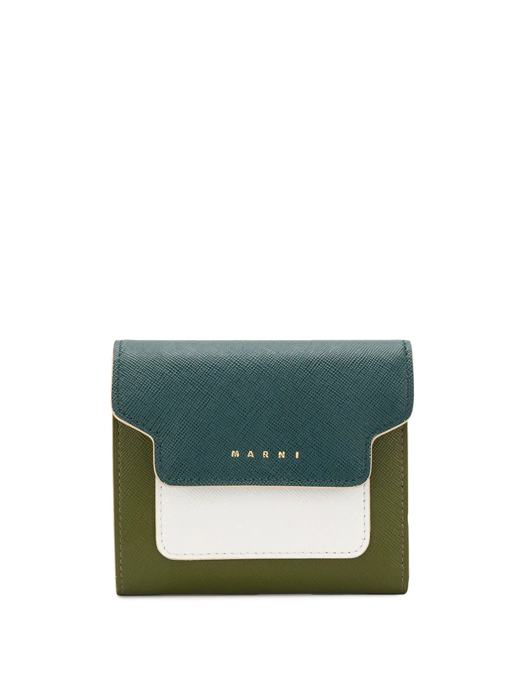 фото Marni colour block compact wallet