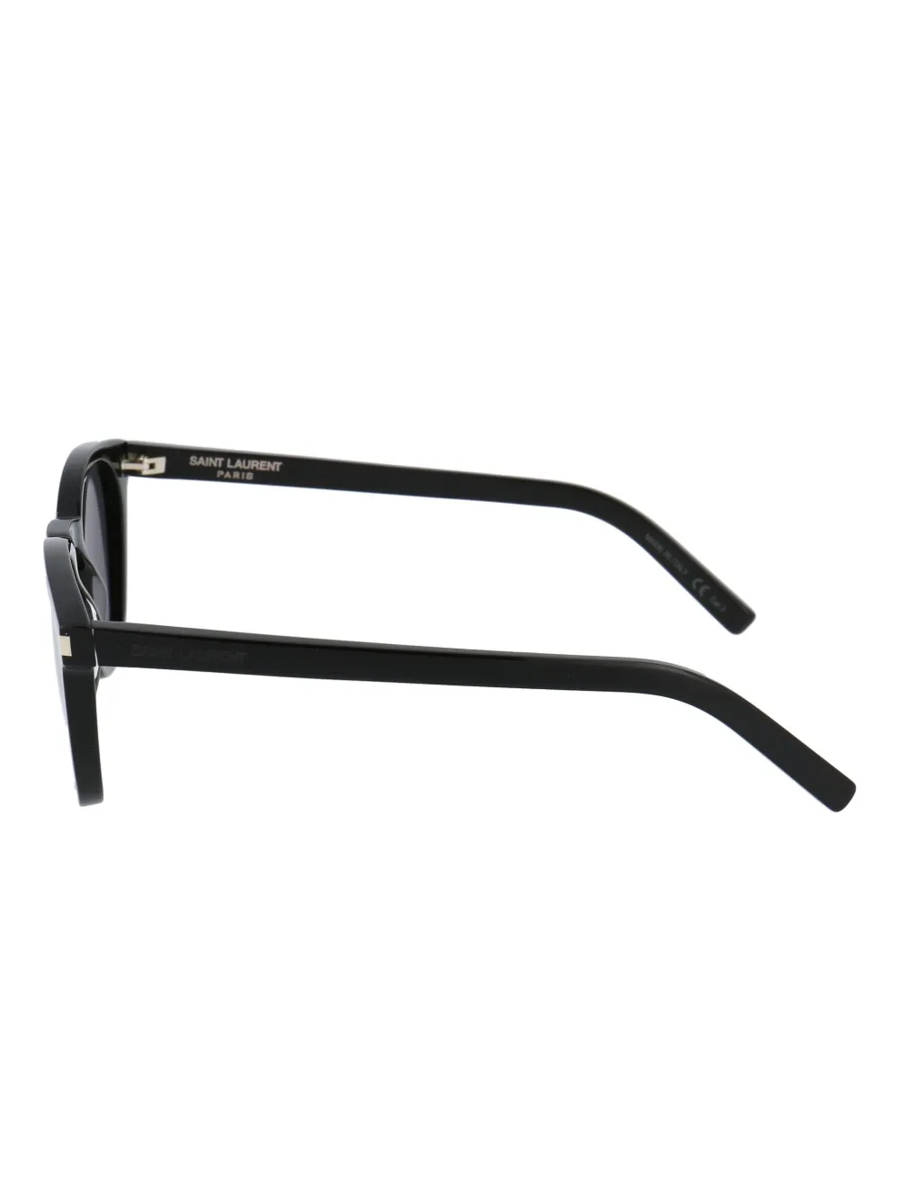  Saint Laurent Eyewear Runde Sonnenbrille   Schwarz 