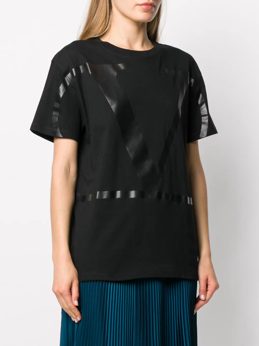 Valentino Garavani T-shirt met VLOGO Zwart