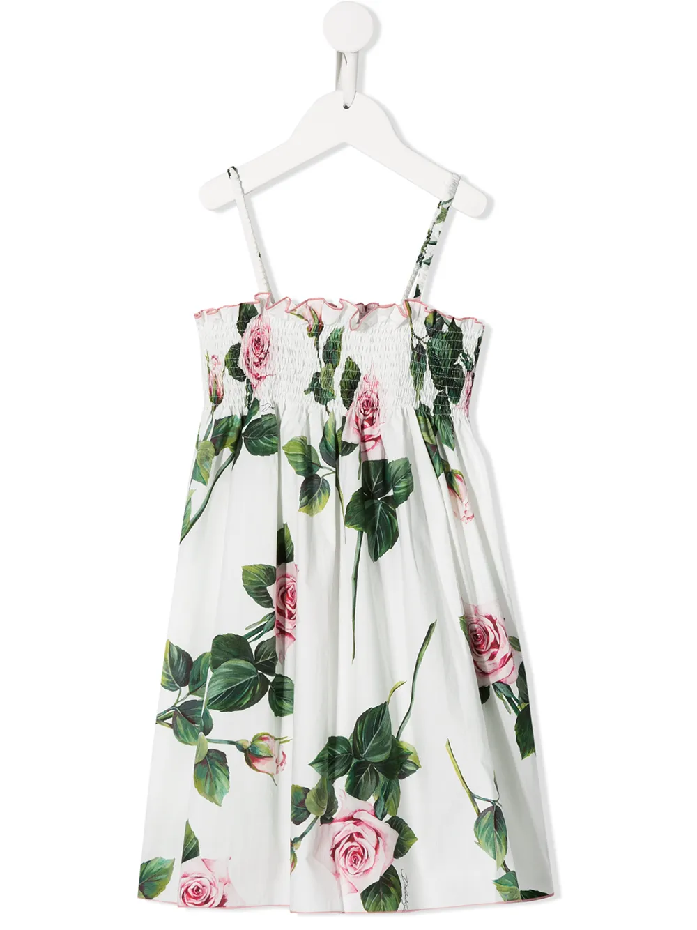 DOLCE & GABBANA ROSE PRINT DRESS