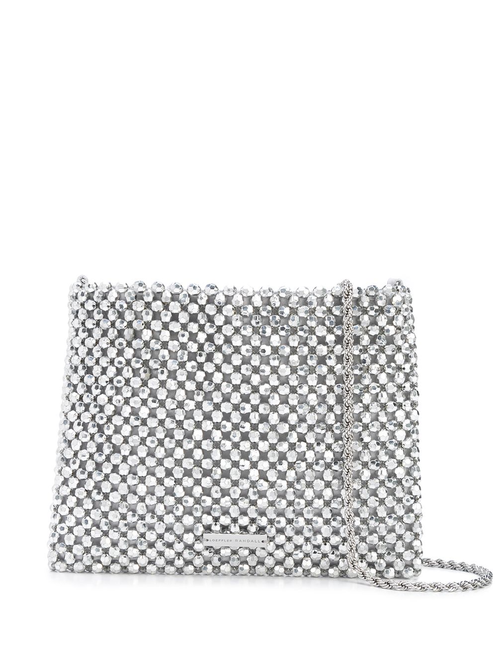 фото Loeffler Randall Mia beaded clutch bag