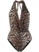 Image 1 of GANNI leopard print one piece