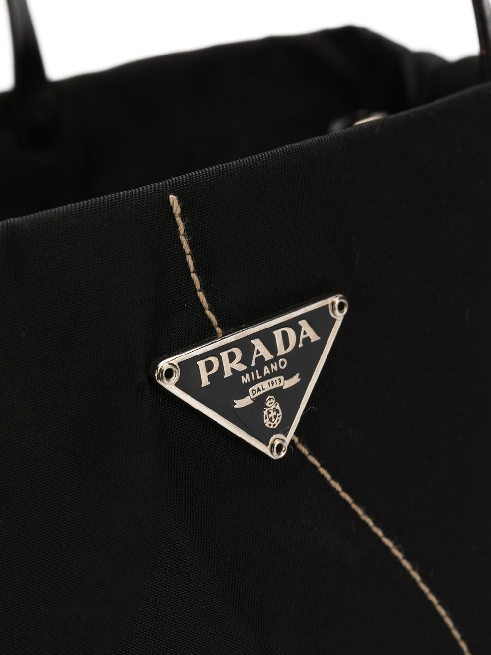 фото Prada pre-owned сумка-тоут с цветочной аппликацией