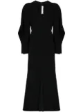 Victoria Beckham draped midi dress - Black