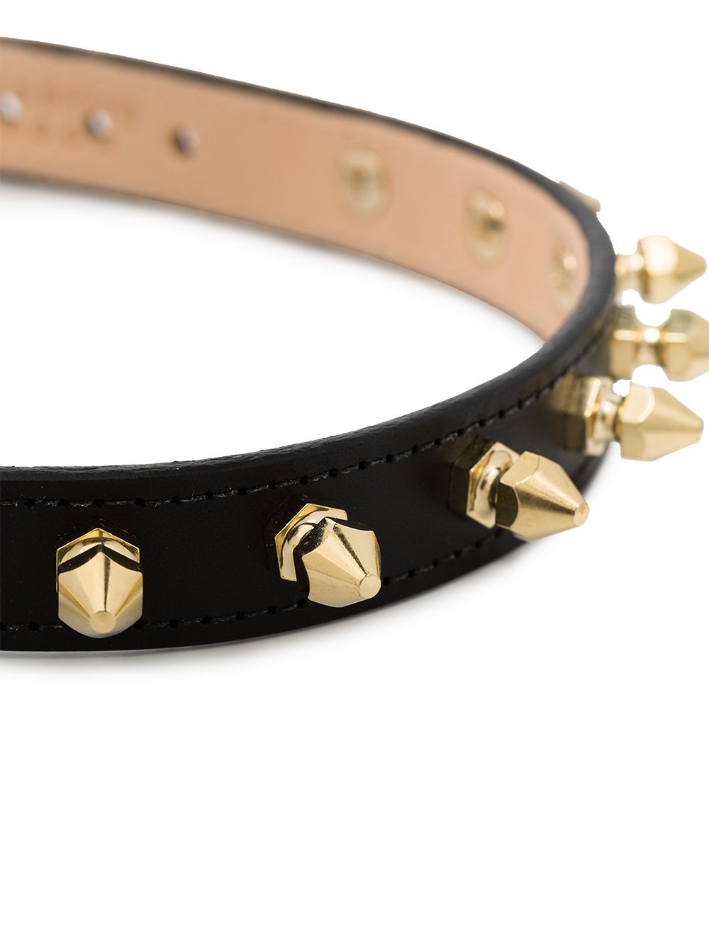 фото Black & brown bb jessie bullet studded collar