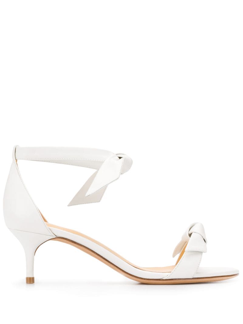 Alexandre Birman Sandalen Mit Schleife In White