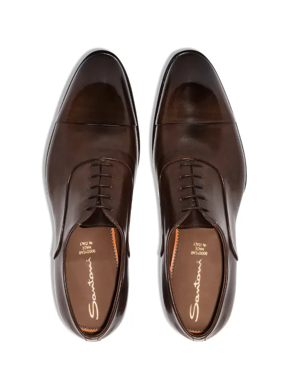 Santoni Classic lace-up Oxford Shoes - Farfetch