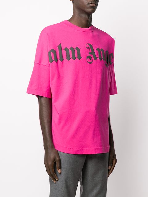 palm angels pink bear t shirt