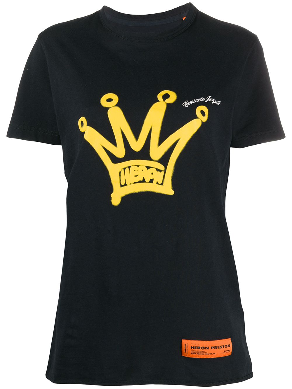 фото Heron preston crown-print crew neck t-shirt