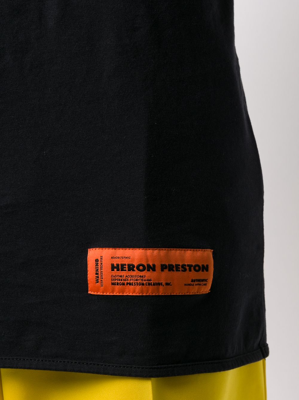 фото Heron preston crown-print crew neck t-shirt