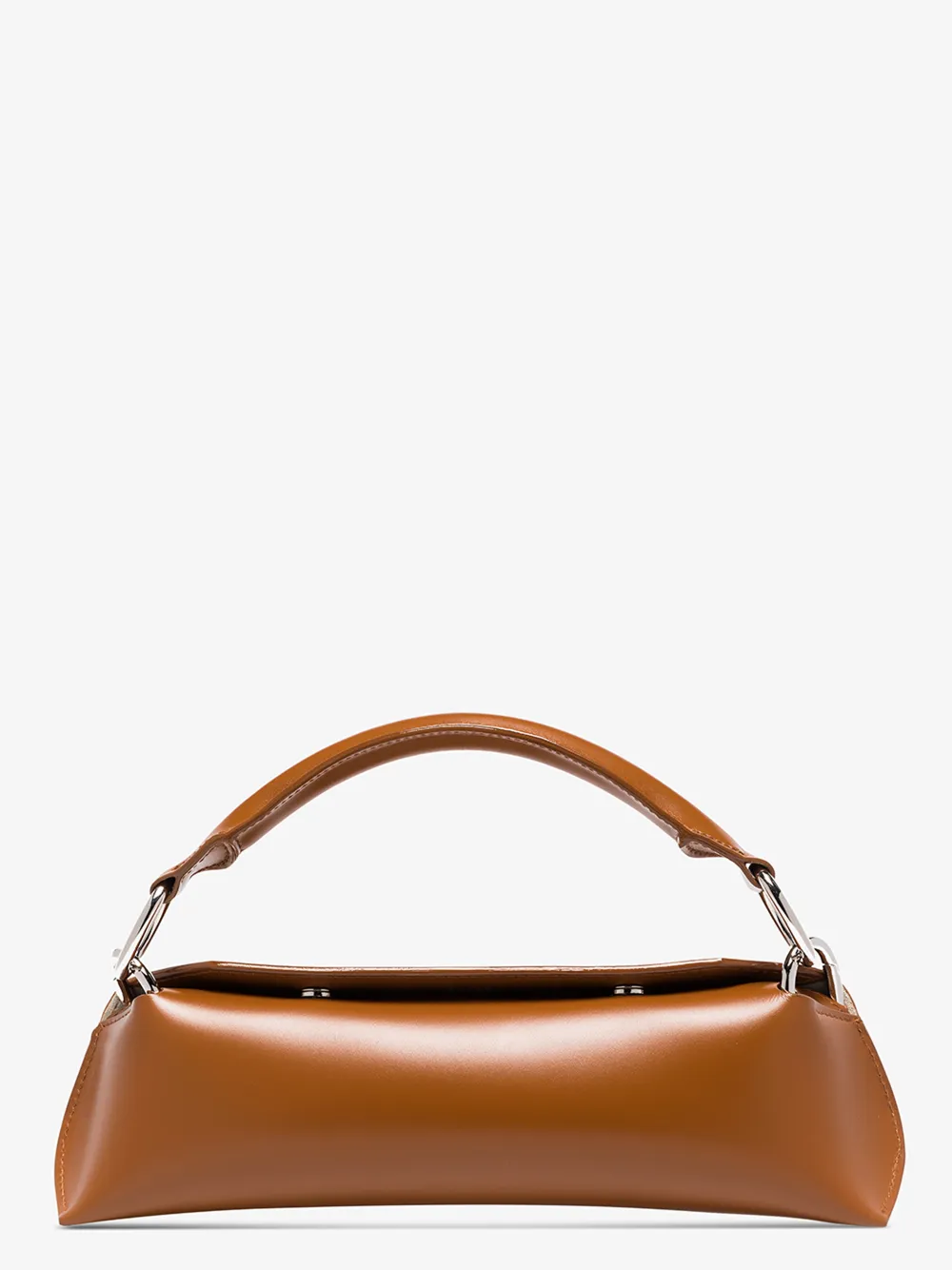 VENCZEL BROWN ELAN LEATHER SHOULDER BAG,LANL05192414733229