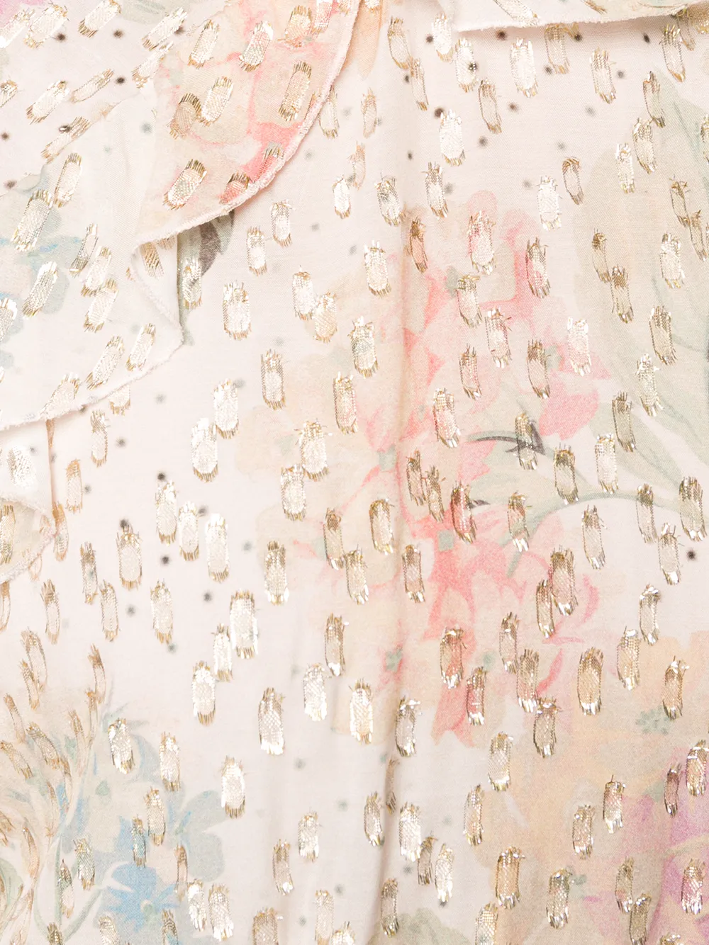 RED Valentino Blouse met borduurwerk Beige