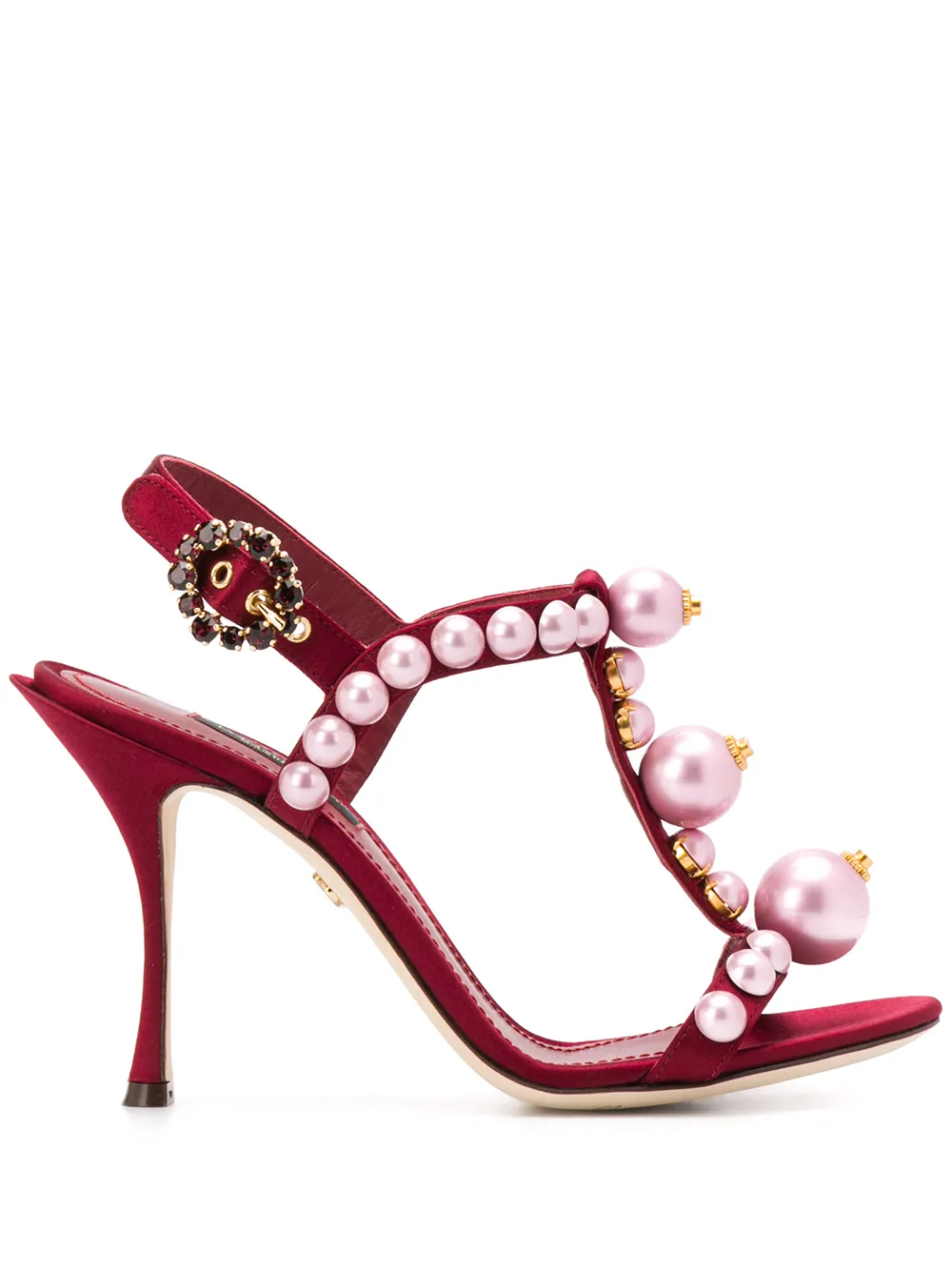 dolce and gabbana pearl sandals