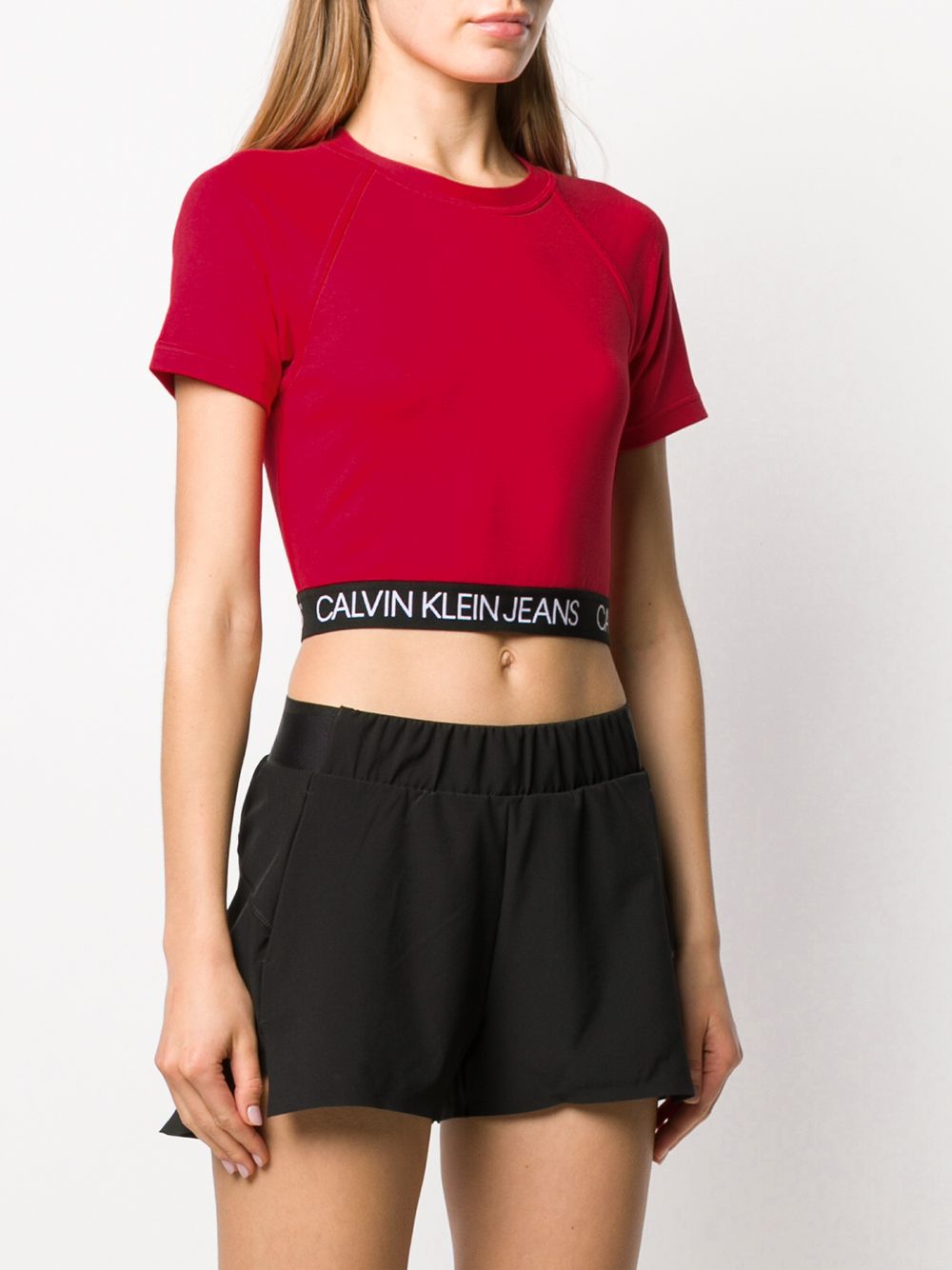 red calvin klein top