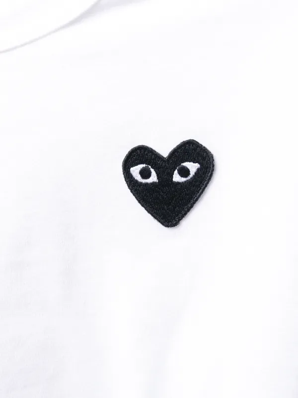 Comme Des Garçons Play T-shirt Met Geborduurd Hart - Farfetch