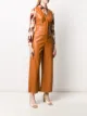 Nanushka faux leather sleeveless jumpsuit