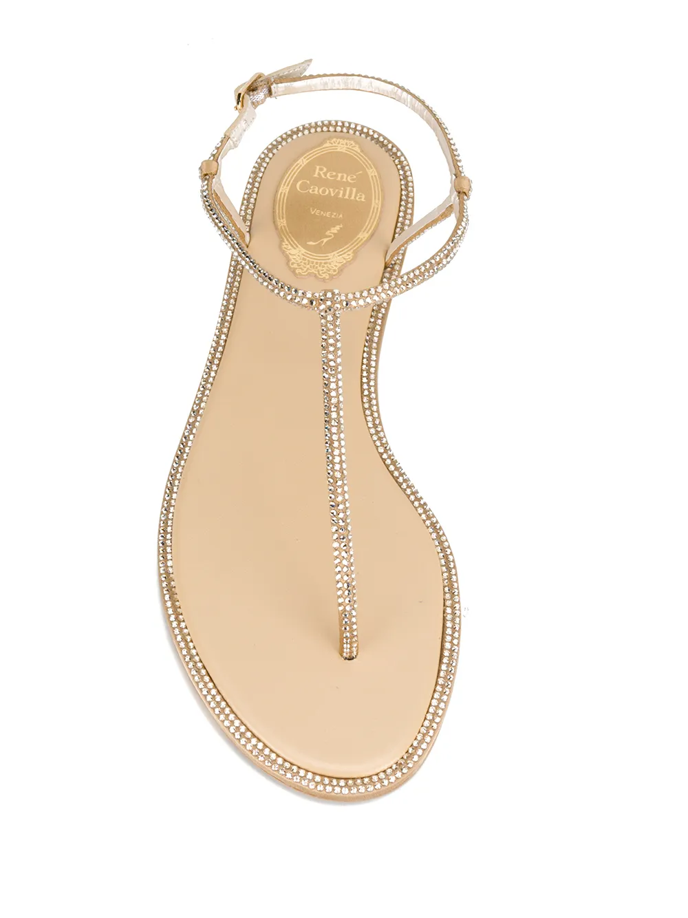 René Caovilla Crystal Embellished Sandals - Farfetch