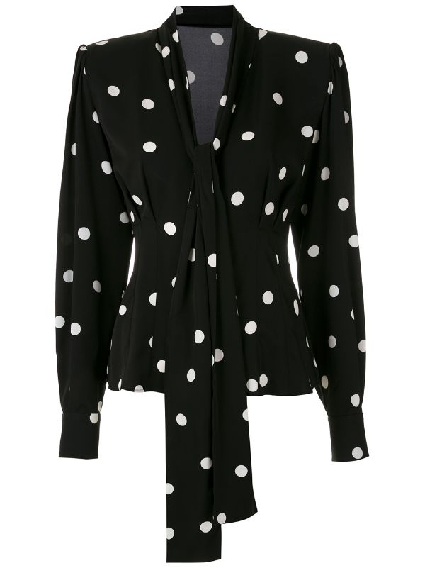 dolce and gabbana polka dot shirt