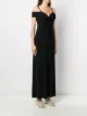 Moschino Pre-Owned فستان مدموج بأكتاف مكشوفة 1990