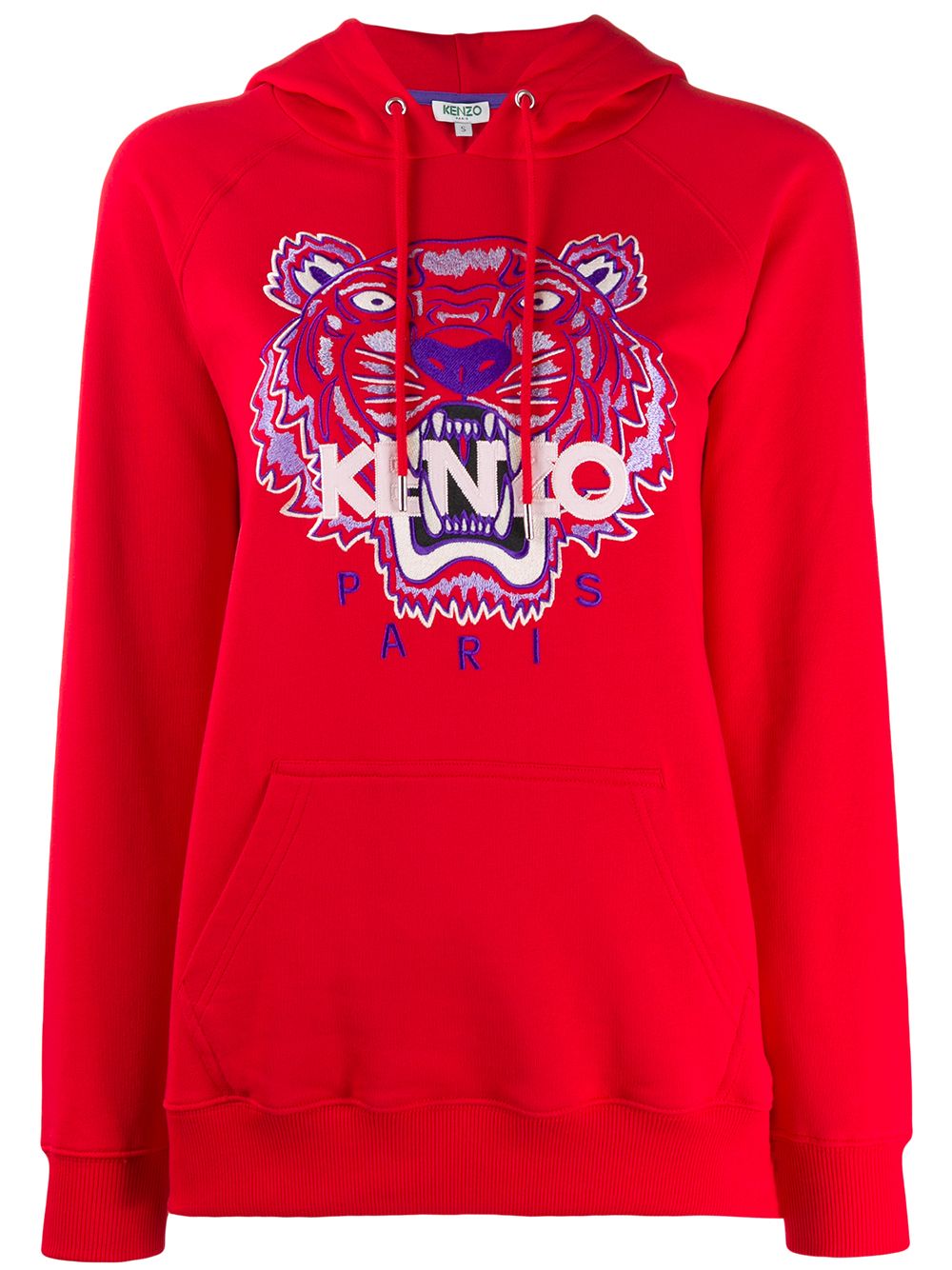 фото Kenzo embroidered tiger logo hoodie