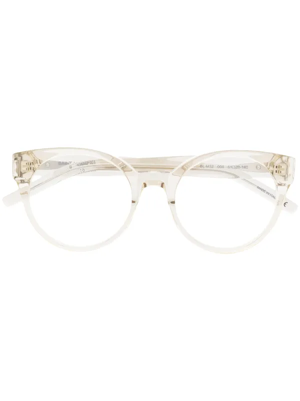 saint laurent clear glasses