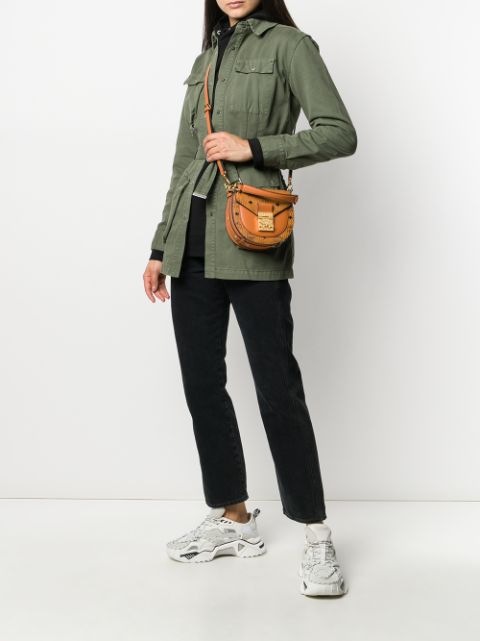 mcm patricia shoulder bag in visetos