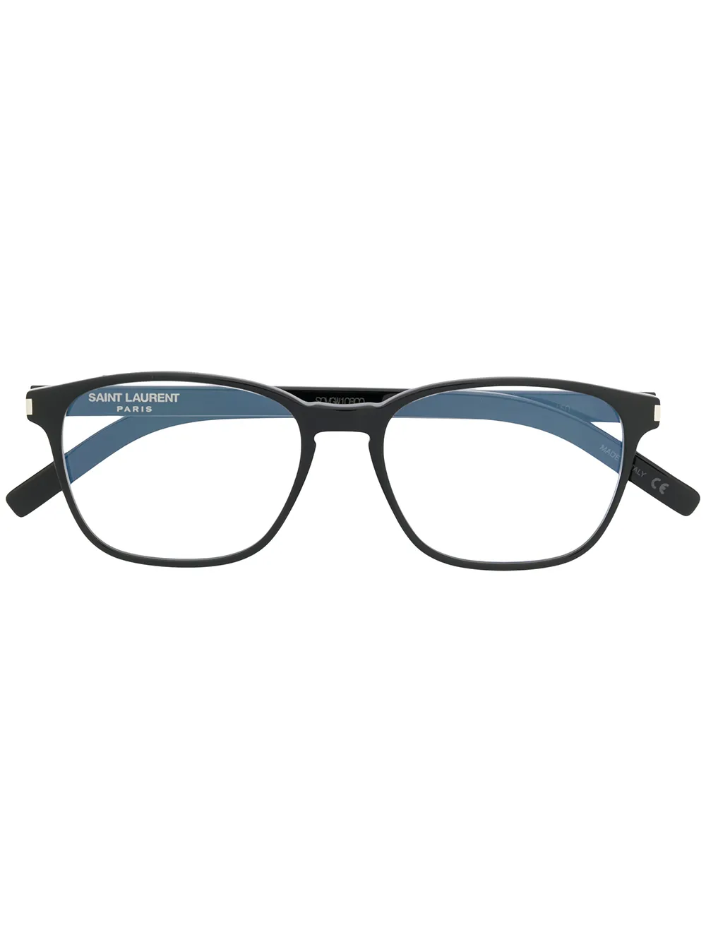 Saint Laurent Square Frame Glasses In Black