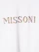 Missoni Kids تيشيرت بشعار مزين بحجر الراين
