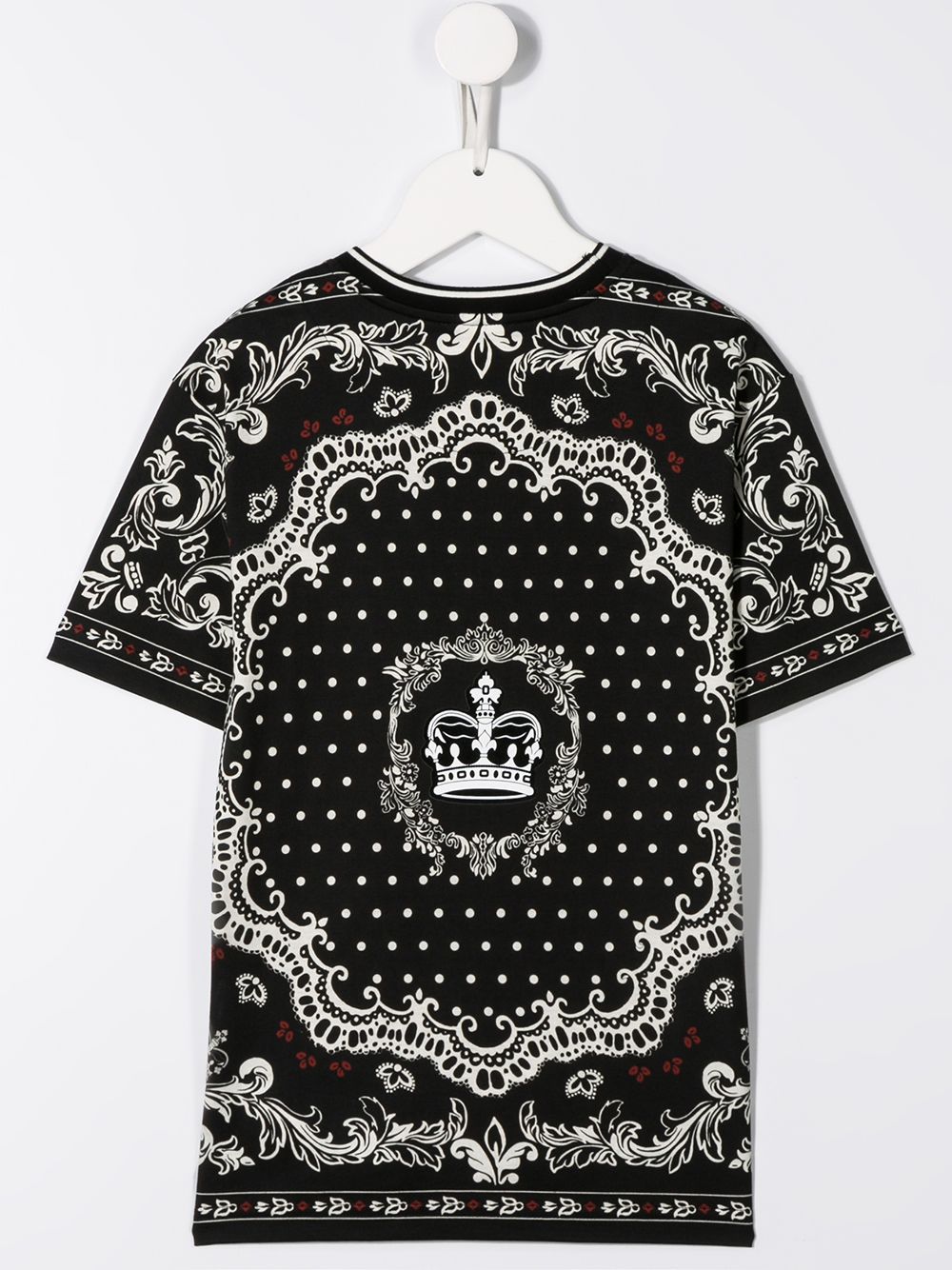 Dolce & Gabbana Kids T-shirt met print - Zwart